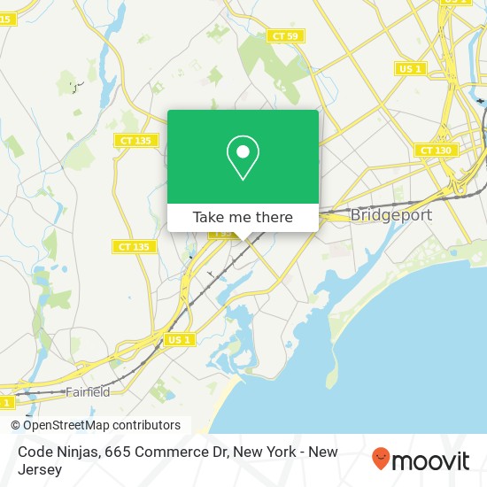 Mapa de Code Ninjas, 665 Commerce Dr