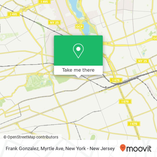 Mapa de Frank Gonzalez, Myrtle Ave