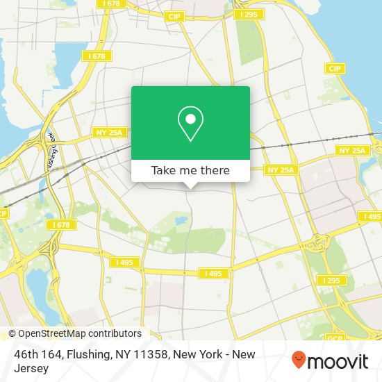 Mapa de 46th 164, Flushing, NY 11358