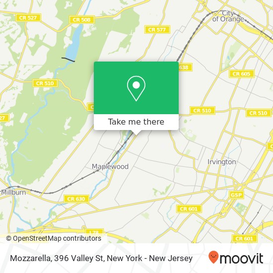 Mozzarella, 396 Valley St map