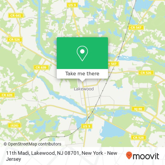 11th Madi, Lakewood, NJ 08701 map