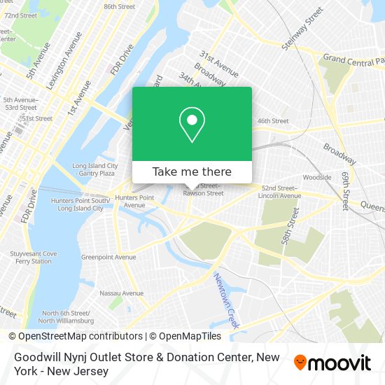 Mapa de Goodwill Nynj Outlet Store & Donation Center