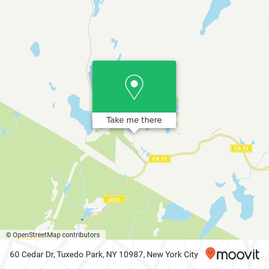 60 Cedar Dr, Tuxedo Park, NY 10987 map