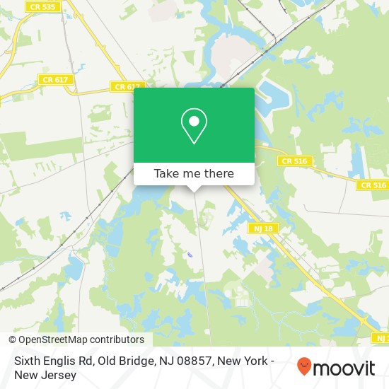 Sixth Englis Rd, Old Bridge, NJ 08857 map