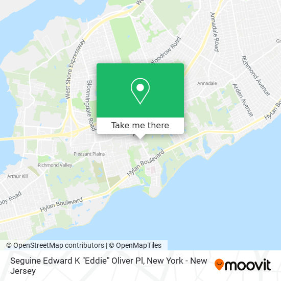 Seguine Edward K "Eddie" Oliver Pl map