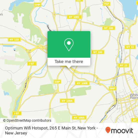 Mapa de Optimum Wifi Hotspot, 265 E Main St