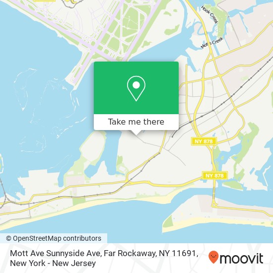Mott Ave Sunnyside Ave, Far Rockaway, NY 11691 map