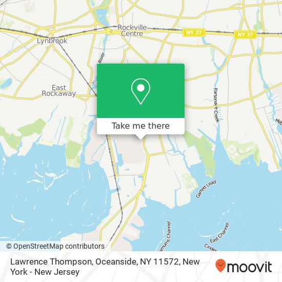 Lawrence Thompson, Oceanside, NY 11572 map