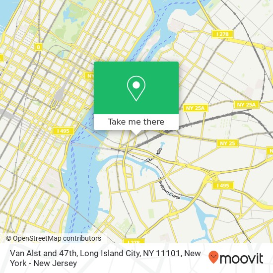 Mapa de Van Alst and 47th, Long Island City, NY 11101