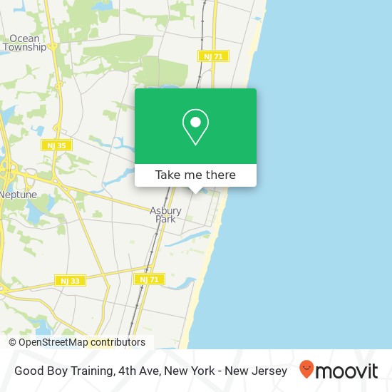 Mapa de Good Boy Training, 4th Ave