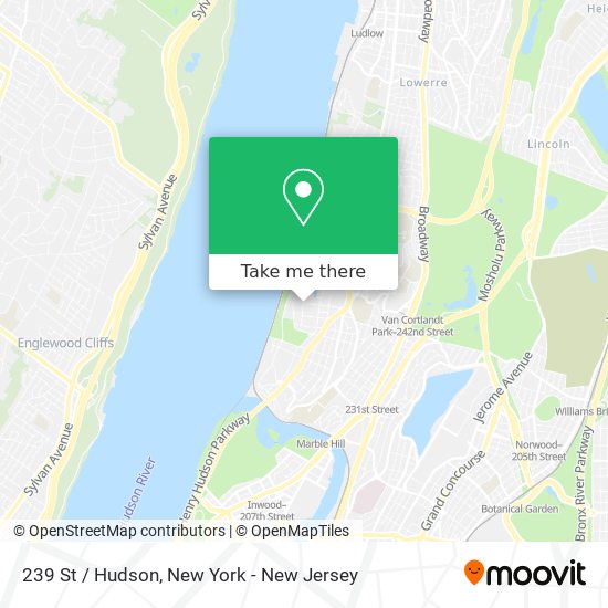 239 St / Hudson map