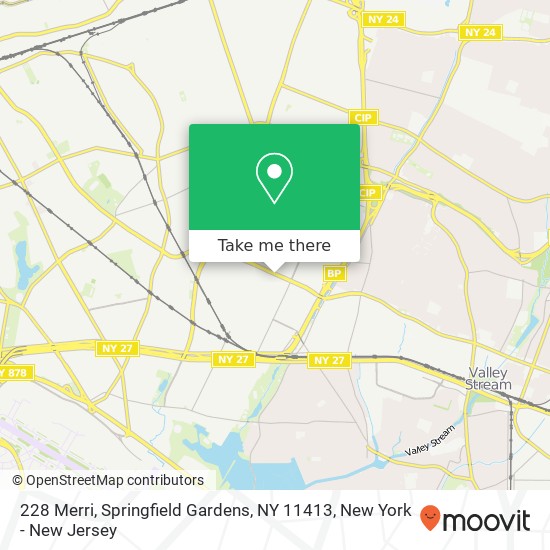 Mapa de 228 Merri, Springfield Gardens, NY 11413