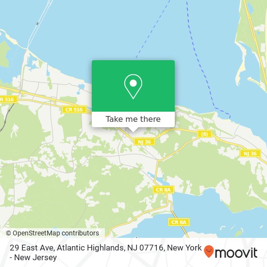 29 East Ave, Atlantic Highlands, NJ 07716 map