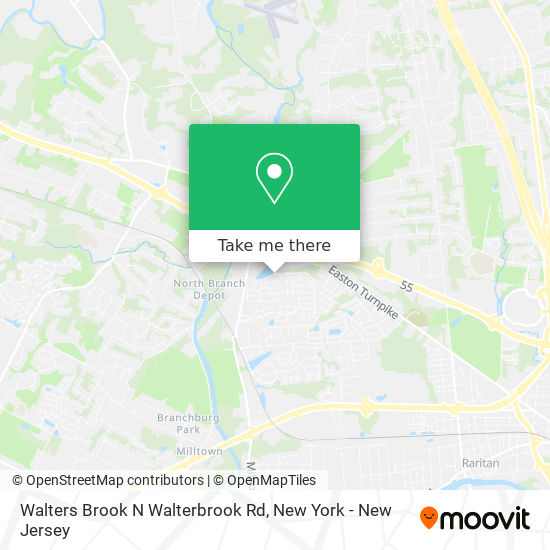 Mapa de Walters Brook N Walterbrook Rd