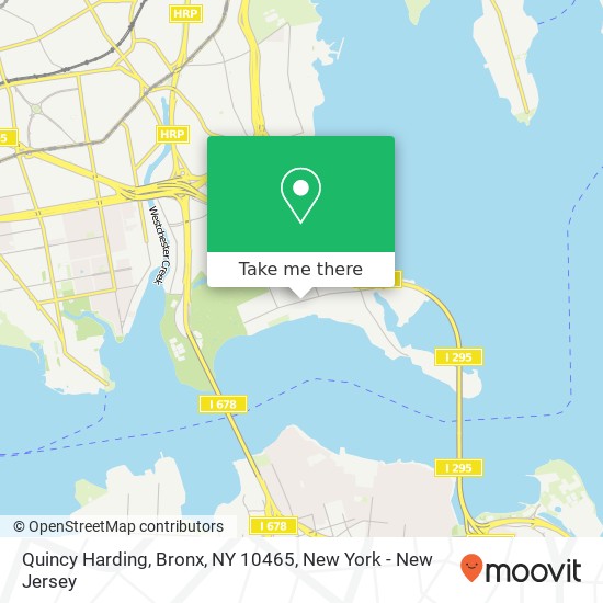 Mapa de Quincy Harding, Bronx, NY 10465