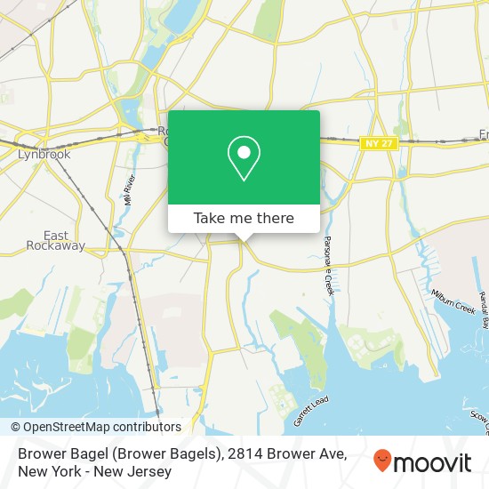 Brower Bagel (Brower Bagels), 2814 Brower Ave map