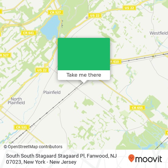 South South Stagaard Stagaard Pl, Fanwood, NJ 07023 map