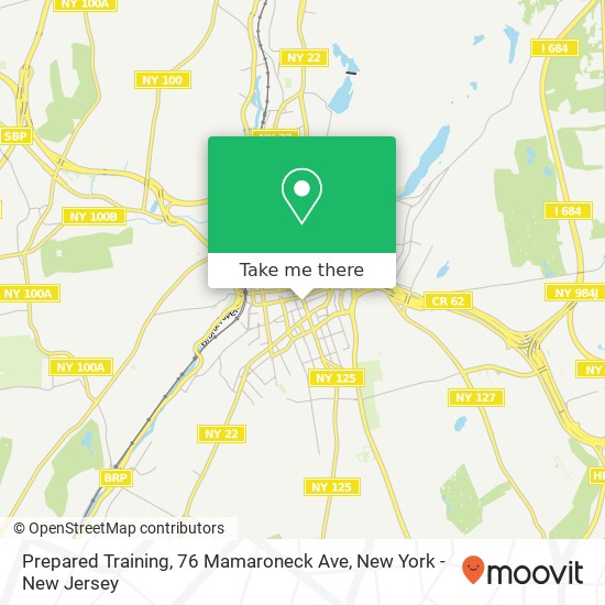 Mapa de Prepared Training, 76 Mamaroneck Ave