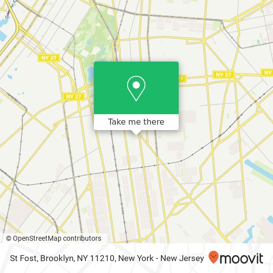 Mapa de St Fost, Brooklyn, NY 11210