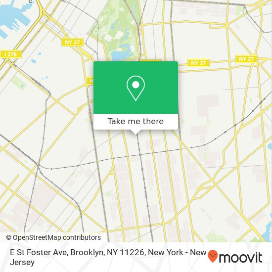 E St Foster Ave, Brooklyn, NY 11226 map