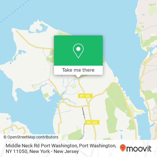 Middle Neck Rd Port Washington, Port Washington, NY 11050 map