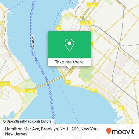 Hamilton Mar Ave, Brooklyn, NY 11209 map