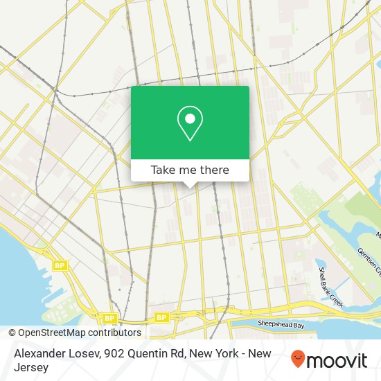 Alexander Losev, 902 Quentin Rd map