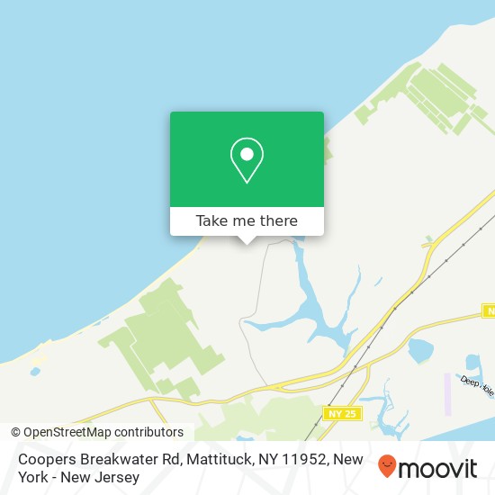 Mapa de Coopers Breakwater Rd, Mattituck, NY 11952