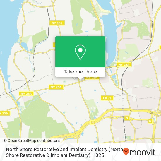 North Shore Restorative and Implant Dentistry (North Shore Restorative & Implant Dentistry), 1025 Northern Blvd map