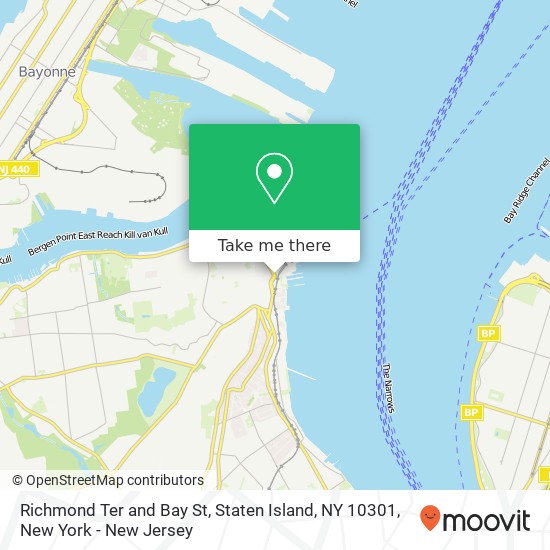Richmond Ter and Bay St, Staten Island, NY 10301 map