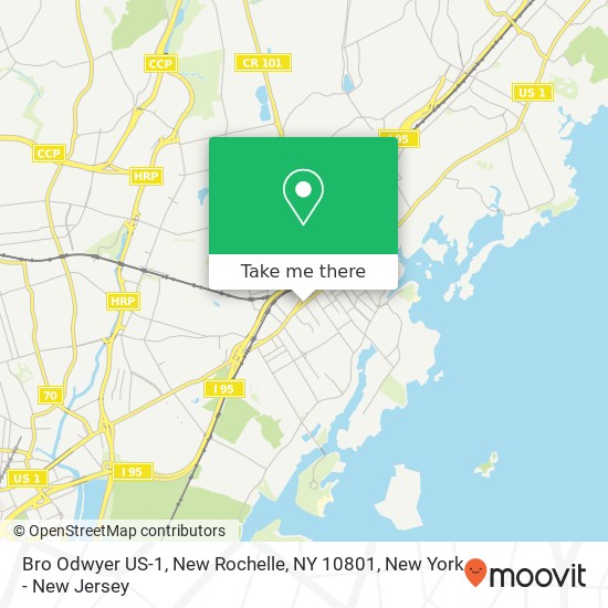 Bro Odwyer US-1, New Rochelle, NY 10801 map