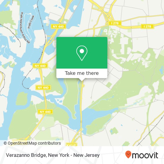 Mapa de Verazanno Bridge