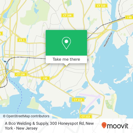 A Bco Welding & Supply, 300 Honeyspot Rd map