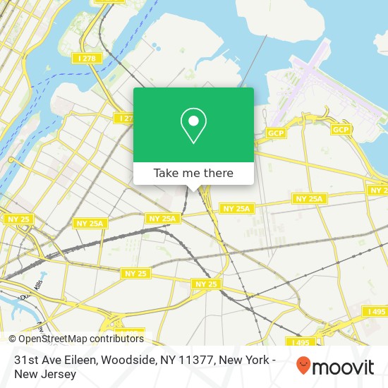 Mapa de 31st Ave Eileen, Woodside, NY 11377