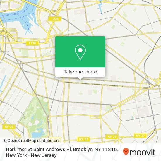 Mapa de Herkimer St Saint Andrews Pl, Brooklyn, NY 11216