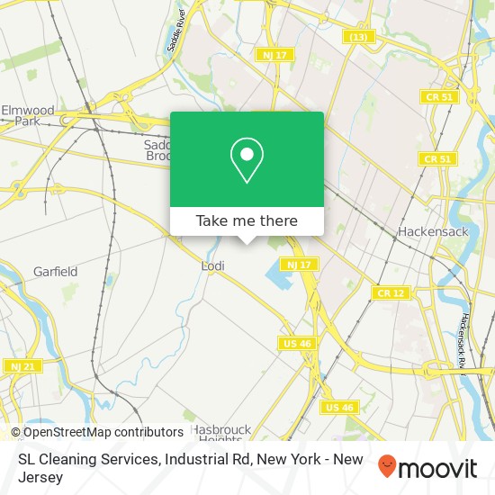 Mapa de SL Cleaning Services, Industrial Rd