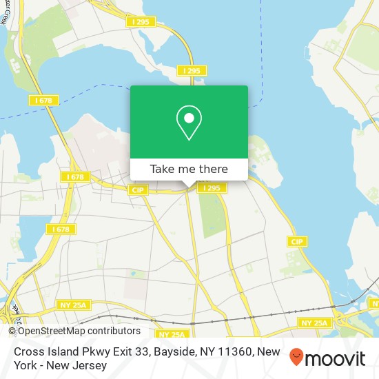Cross Island Pkwy Exit 33, Bayside, NY 11360 map