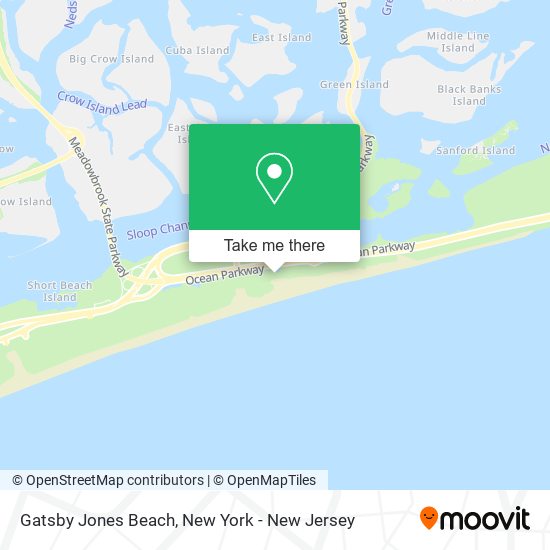 Gatsby Jones Beach map