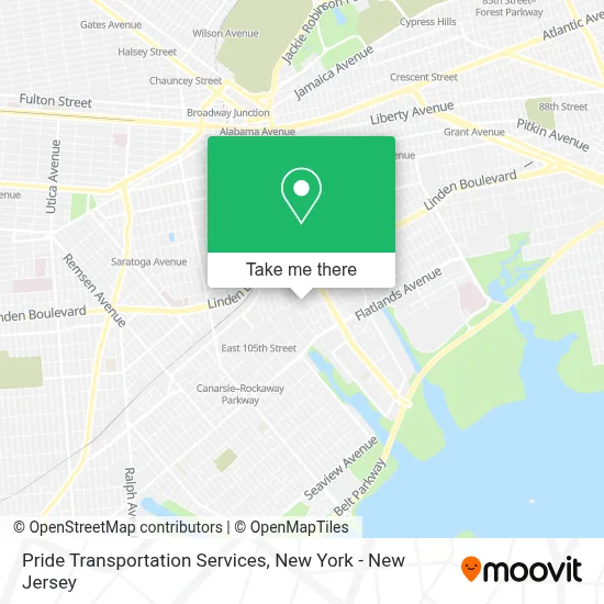 Pride Transportation Services map