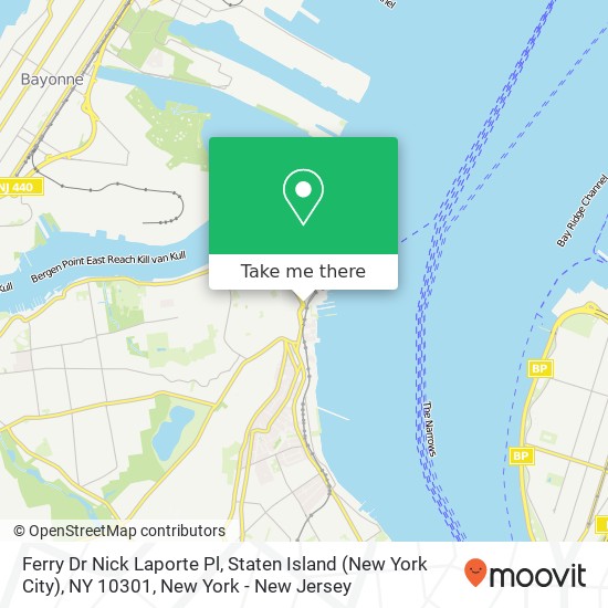Ferry Dr Nick Laporte Pl, Staten Island (New York City), NY 10301 map