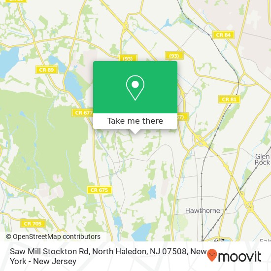 Mapa de Saw Mill Stockton Rd, North Haledon, NJ 07508