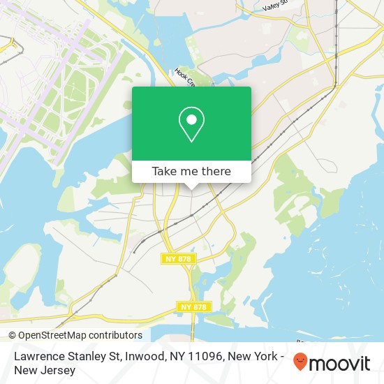 Mapa de Lawrence Stanley St, Inwood, NY 11096