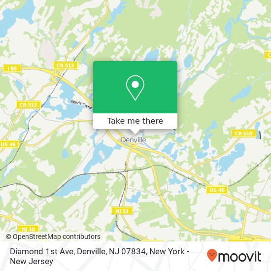 Diamond 1st Ave, Denville, NJ 07834 map