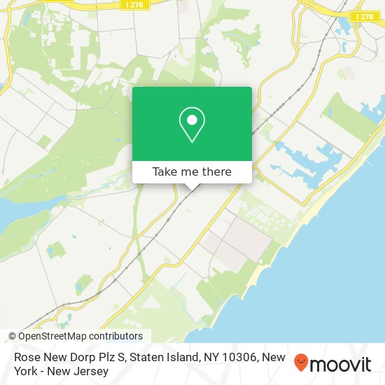 Rose New Dorp Plz S, Staten Island, NY 10306 map