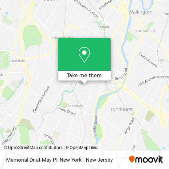 Mapa de Memorial Dr at May Pl