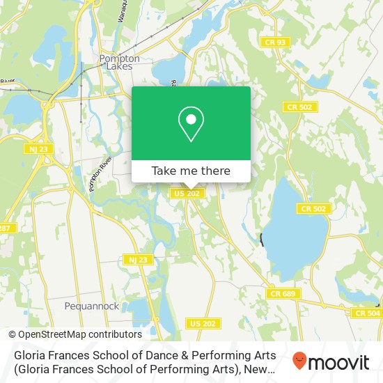 Gloria Frances School of Dance & Performing Arts map