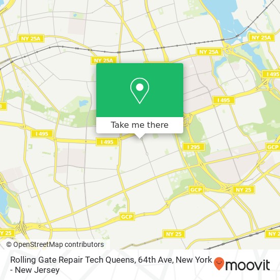 Mapa de Rolling Gate Repair Tech Queens, 64th Ave