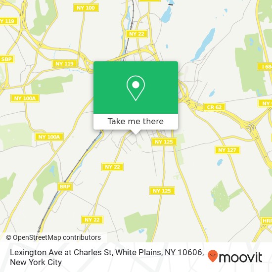 Lexington Ave at Charles St, White Plains, NY 10606 map