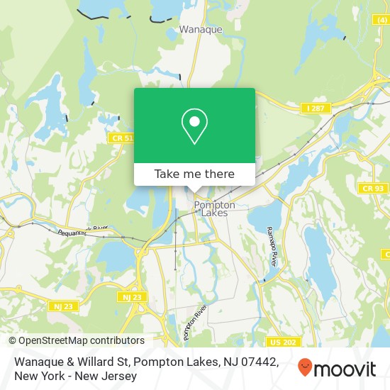 Wanaque & Willard St, Pompton Lakes, NJ 07442 map