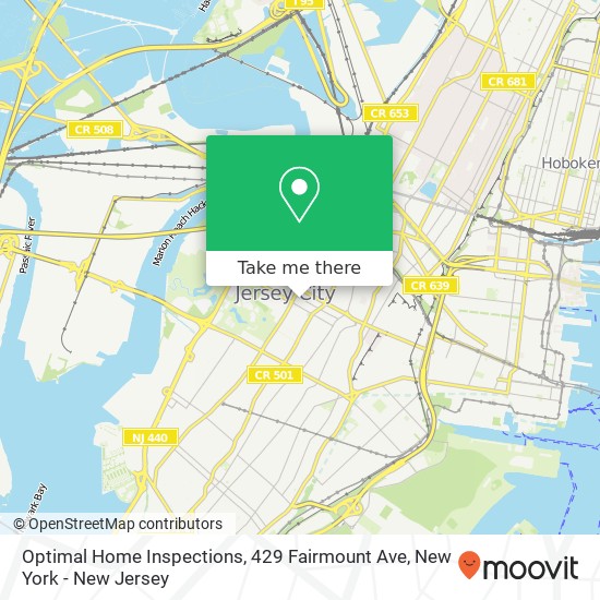 Mapa de Optimal Home Inspections, 429 Fairmount Ave